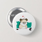 悲しいハムスター 缶バッジ (正面&裏面)