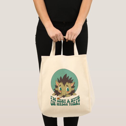 悲しいハリネズミ トートバッグ (正面(商品))