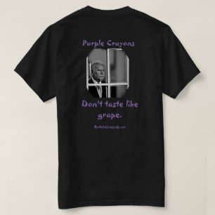 悲しいバイデン氏-紫色のクレヨンはブドウのように味がしません Tシャツ