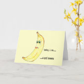 悲しいバナナ カード (黄色い花)