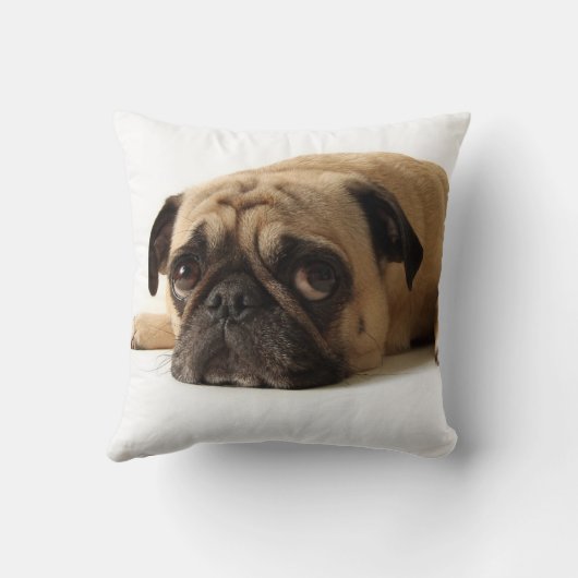 悲しいパグ クッション (裏面)