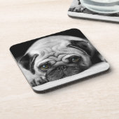 悲しいパグ コースター (左側)