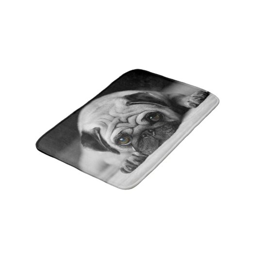 悲しいパグ バスマット (アングル)