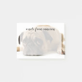 悲しいパグ ポストイット (正面)