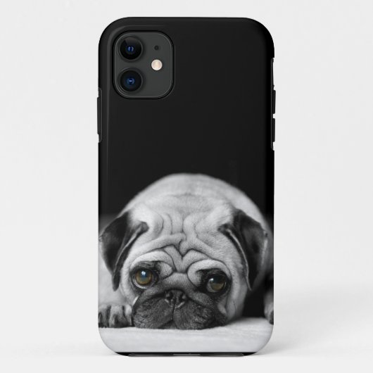 悲しいパグ Case-Mate iPhoneケース (裏面)