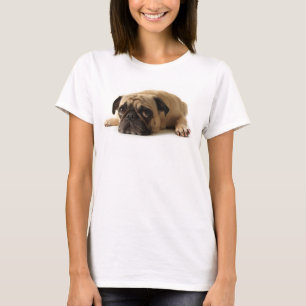 悲しいパグ Tシャツ