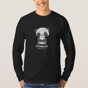 悲しいパンダの人のアメリカの服装の長袖のワイシャツ Tシャツ