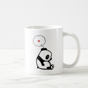 悲しいパンダ コーヒーマグカップ