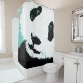 悲しいパンダ シャワーカーテン (インサイチュ)