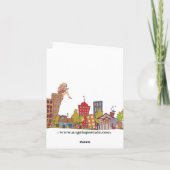 悲しいピエロの誕生日ノーカード カード (裏面)