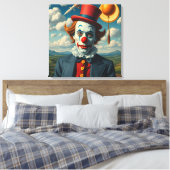 悲しいピエロ キャンバスプリント (インサイチュ (寝室))