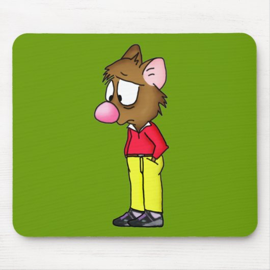 悲しいマウスのマウスパッド マウスパッド (正面)