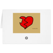 悲しいマンガビーバーと噛み切ったハートとカスタム文字 (裏面横)