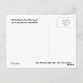 悲しいロボットはがき ポストカード (裏面)