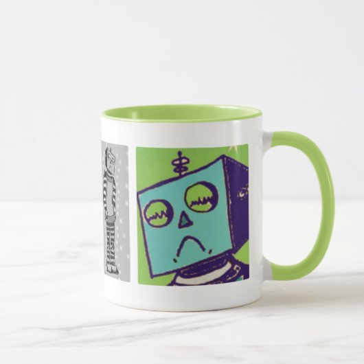 悲しいロボットコーヒー・マグ マグカップ (右)