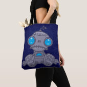 悲しいロボット トートバッグ (クローズアップ)