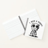 悲しいロボット – 再起動が必要 ノートブック (内部)