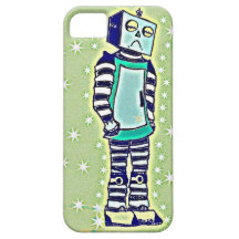 悲しいロボットiPhoneケース