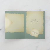 悲しいヴィンテージテディベア カード (内部)