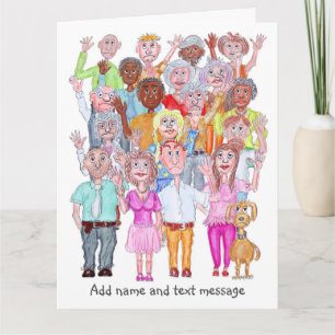 悲しい人たちの別れの漫画 カード