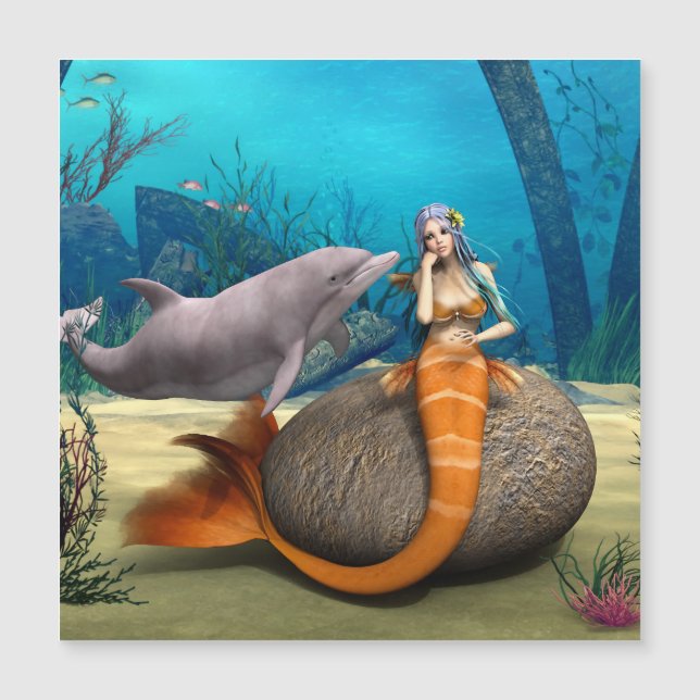 悲しい人魚とイルカ (正面)