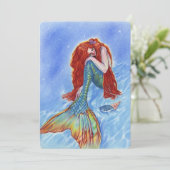 悲しい人魚の水中フラットノテカ サンキューカード (スタンド正面)