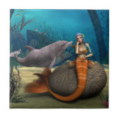 悲しい人魚 タイル (正面)