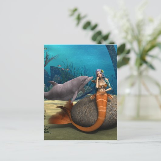 悲しい人魚 ポストカード (スタンド正面)