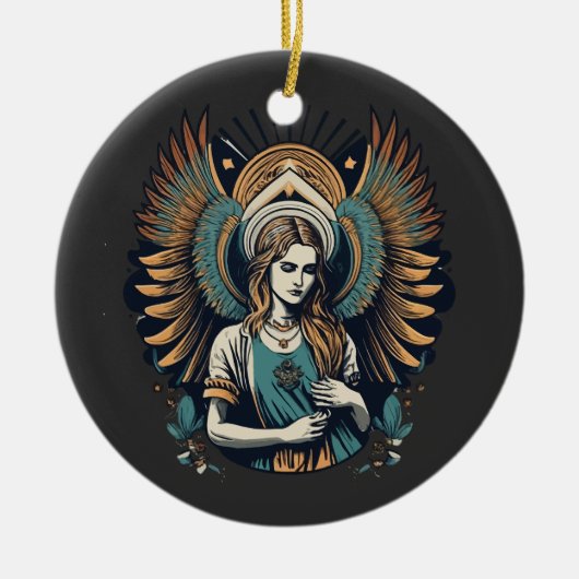 悲しい天使の天国 セラミックオーナメント (正面)