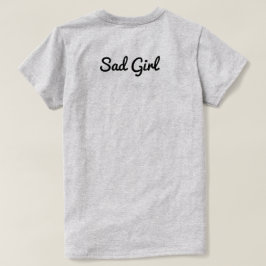 悲しい女の子のティー Tシャツ