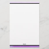 悲しい女性の深い考えデジタルアート 便箋 (裏面)