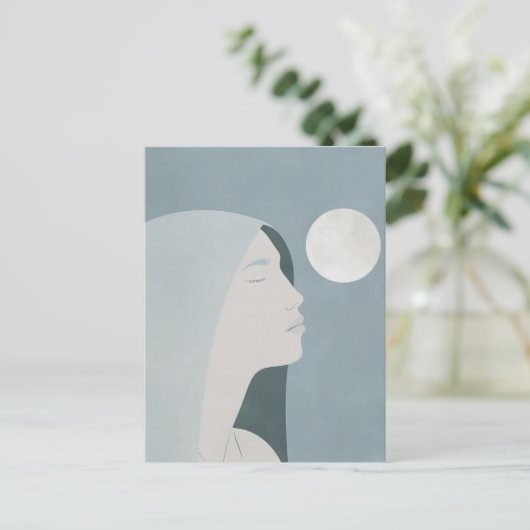 悲しい女性 ポストカード (スタンド正面)