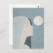 悲しい女性 ポストカード (正面/裏面)