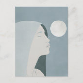 悲しい女性 ポストカード (正面)