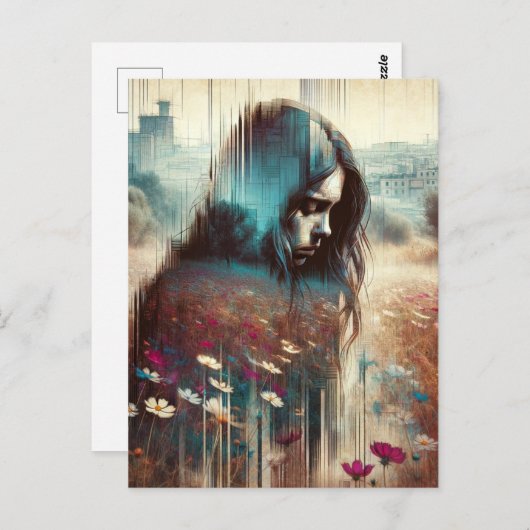 悲しい女 ポストカード (正面/裏面)