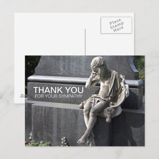 悲しい子ども ポストカード (正面/裏面)