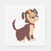 悲しい子犬 スタンダードランチョンナプキン (正面)