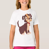 悲しい子犬 Tシャツ (正面)