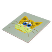 悲しい子猫陶磁器タイル タイル (側面)