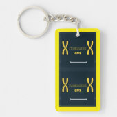 悲しい存在アクリルキーチェーン キーホルダー (正面)