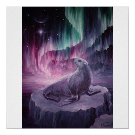 悲しい孤独なアザラシ ポスター (正面)