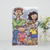 悲しい家族 便箋 (スタンド正面)