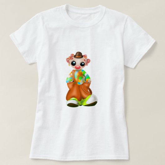 悲しい小さなピエロ- Tシャツ (デザイン正面)