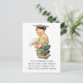 悲しい小さな卒業生 ポストカード (スタンド正面)