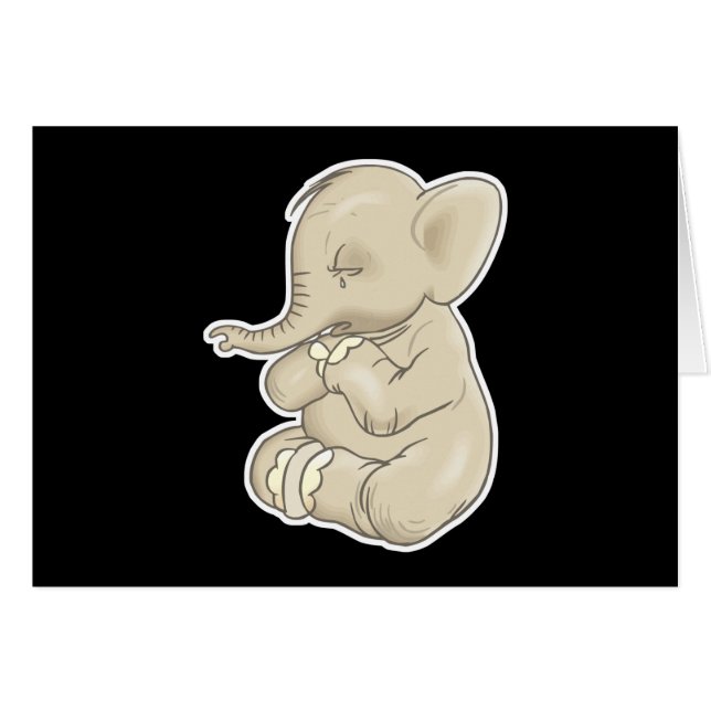 悲しい小さな象 (正面横)