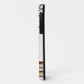 悲しい少女が一人で座って鉛筆のスケッチ Case-Mate iPhoneケース (裏面/左)