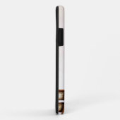 悲しい少女が一人で座って鉛筆のスケッチ Case-Mate iPhoneケース (裏面/右)