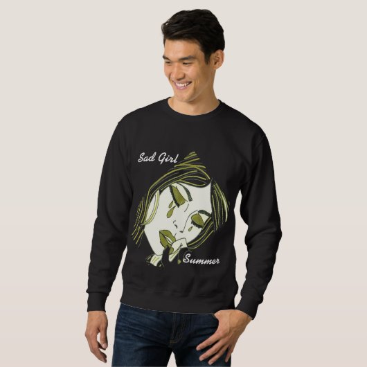 悲しい少女 スウェットシャツ (正面フル)