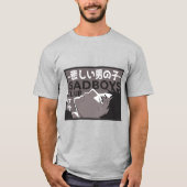 悲しい少年アニメ Tシャツ (正面)