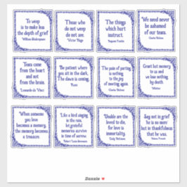 悲しい引用文華美のヴィンテージブ縁どルー シール